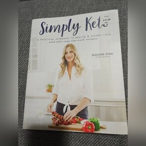 Simply Keto Cookbook by Suzanne Ryan